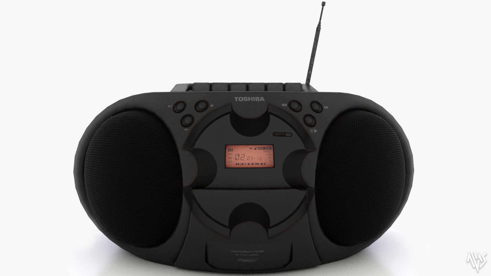 3D Model Mini Compo CD Player - TurboSquid 2300749
