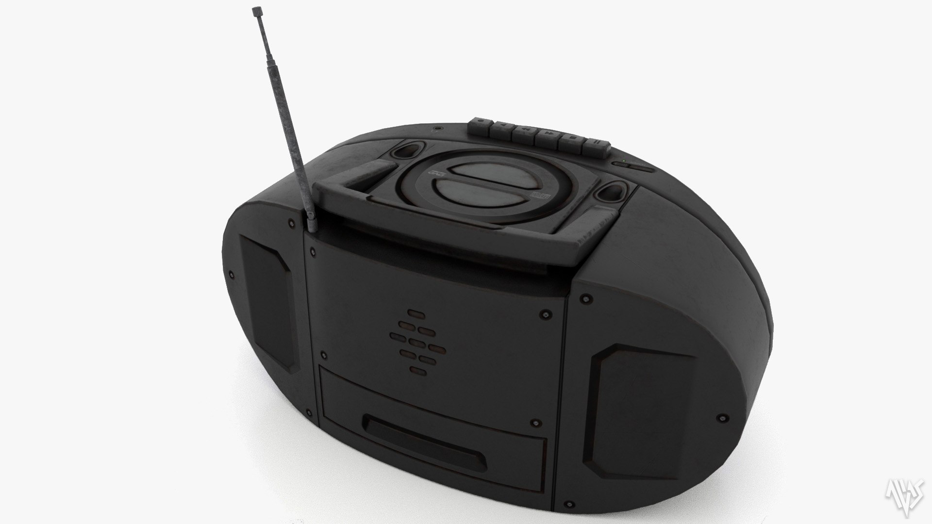 3D Model Mini Compo CD Player - TurboSquid 2300749