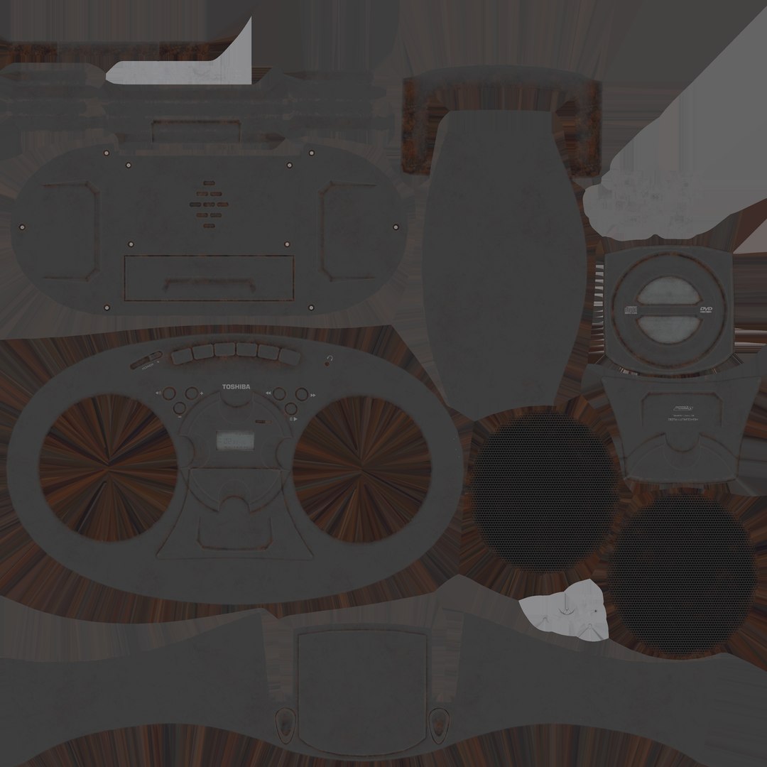3D Model Mini Compo CD Player - TurboSquid 2300749