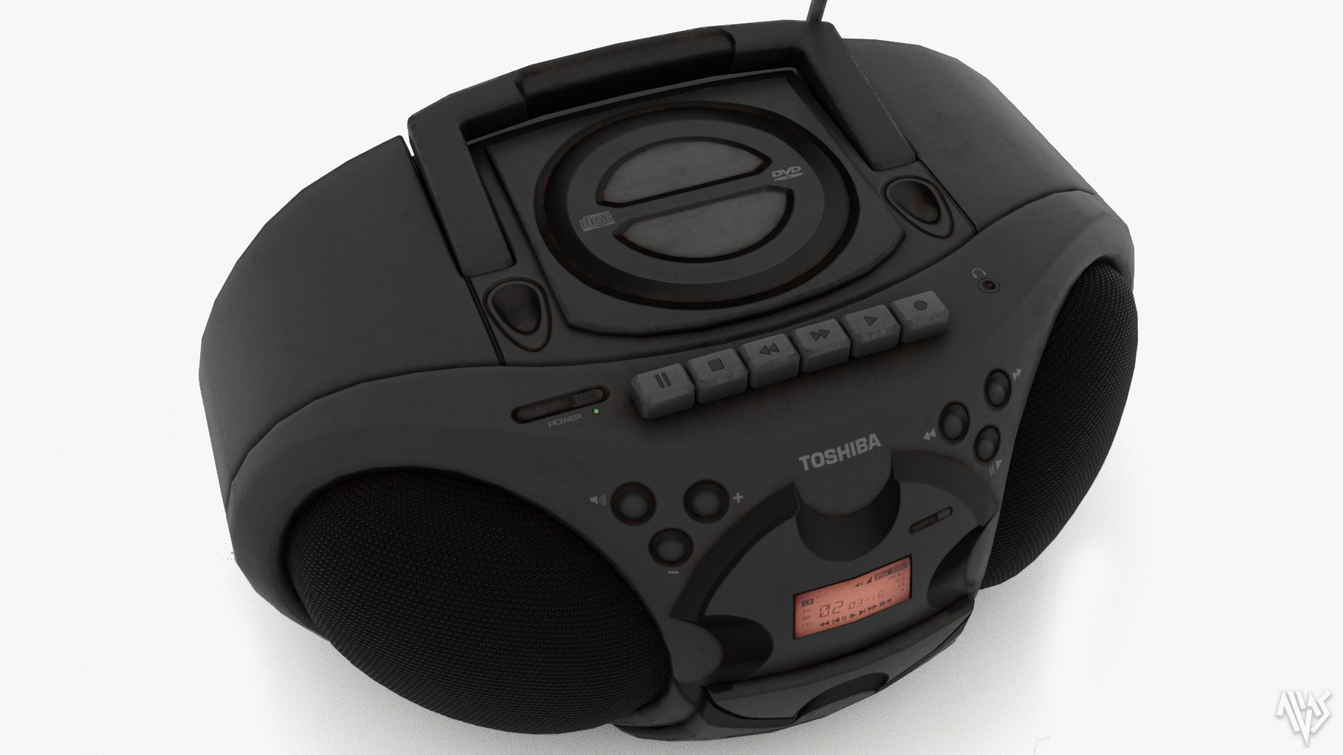 3D Model Mini Compo CD Player - TurboSquid 2300749