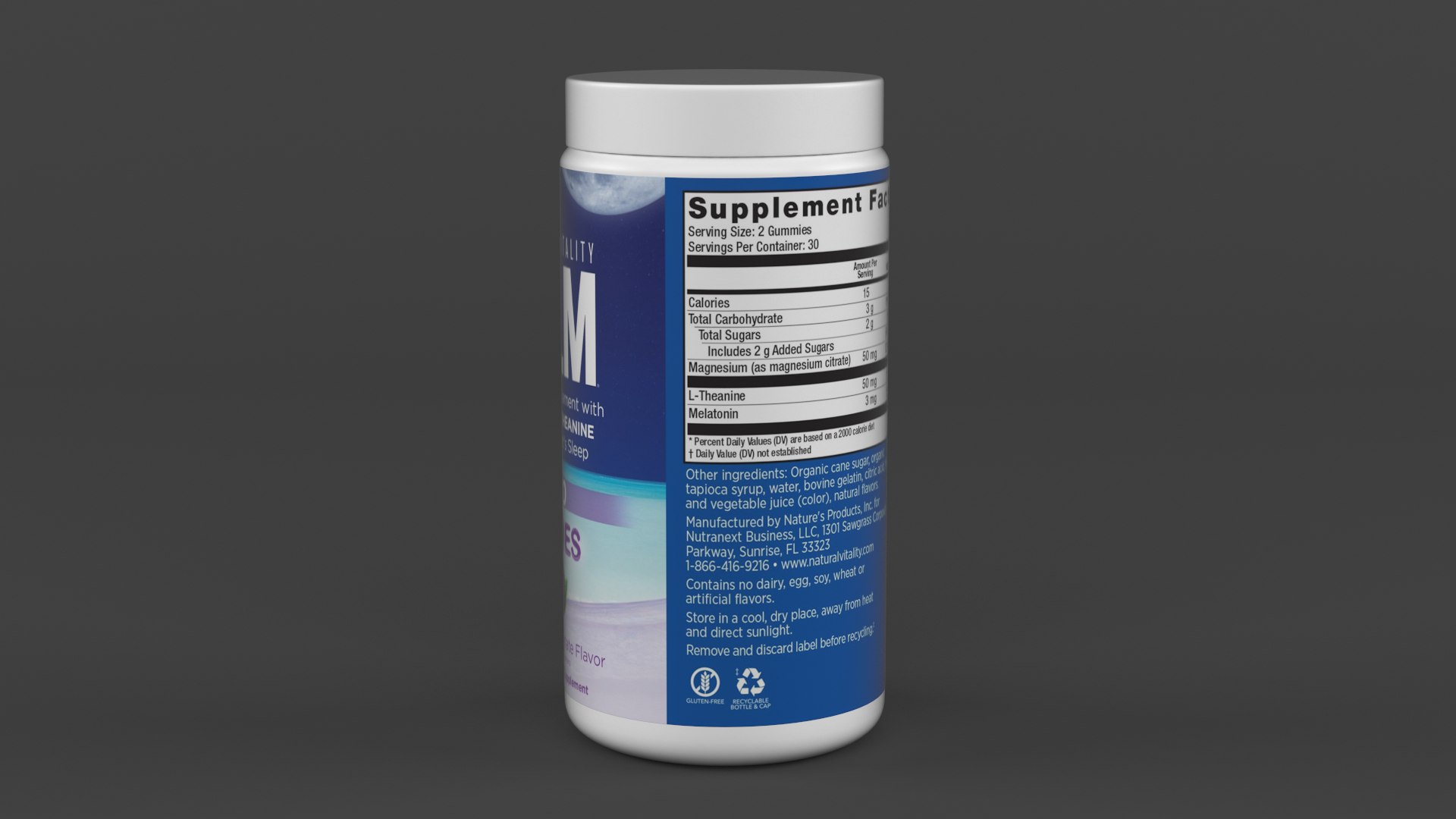 Magnesium Supplement 3D - TurboSquid 2088804