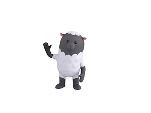 Rigged Sheep Character 3D