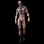 rigged zombie mutant 3D model