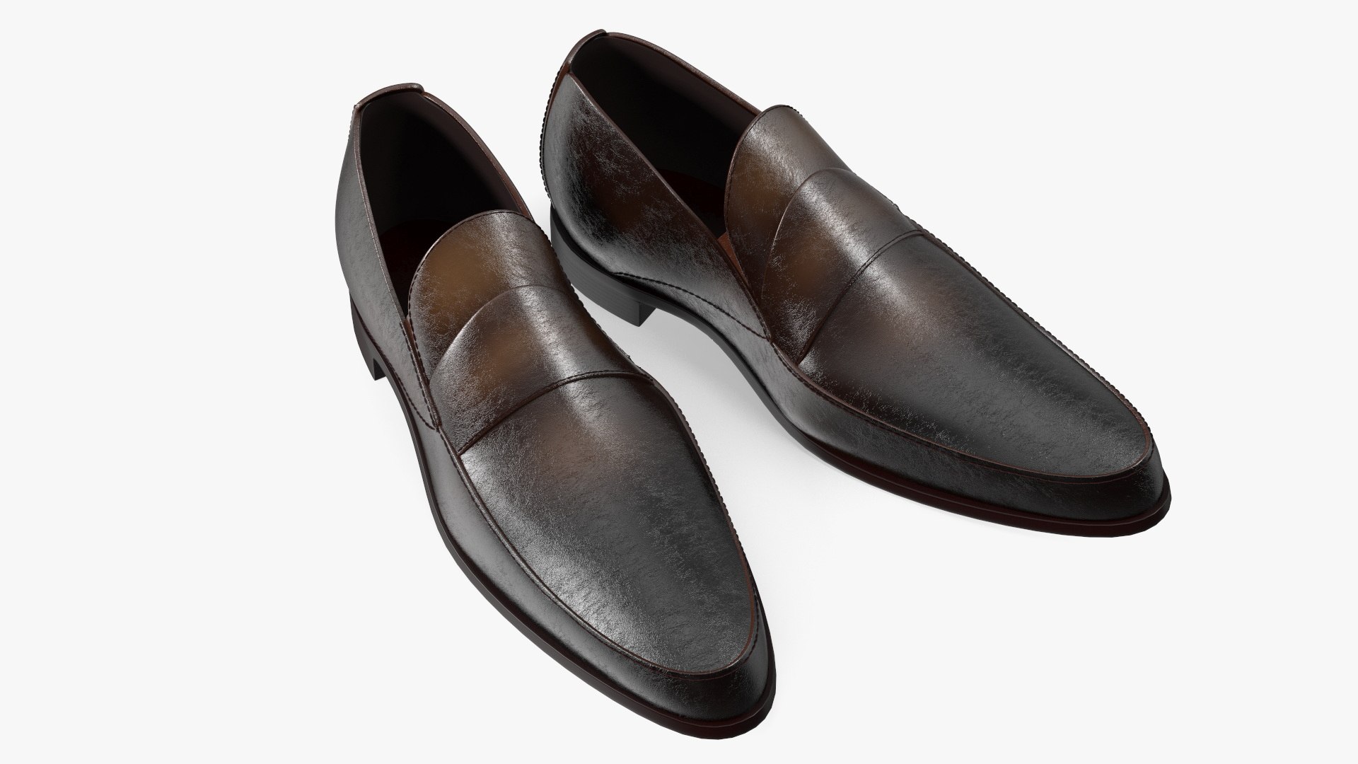 Man Shoes Collection 2 3D model preview