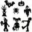 3D Silhouette Halloween Decoration