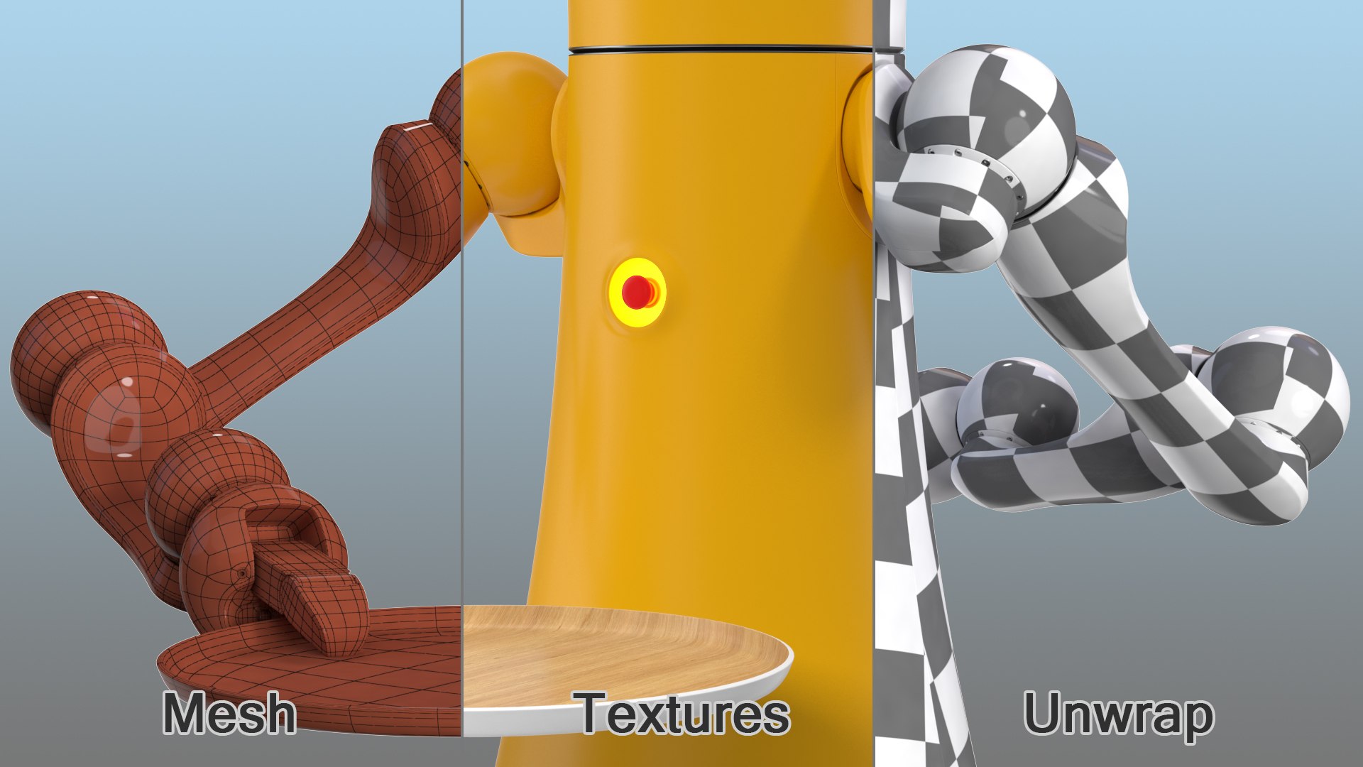 service robot wooden tray 3D model https://p.turbosquid.com/ts-thumb/ve/oUAQnk/Of6td9uq/servicerobotwithwoodentray3dsmodel013/jpg/1596913413/1920x1080/fit_q87/df5cba85d3712f9d9d697abefc35b2e9d47c311a/servicerobotwithwoodentray3dsmodel013.jpg