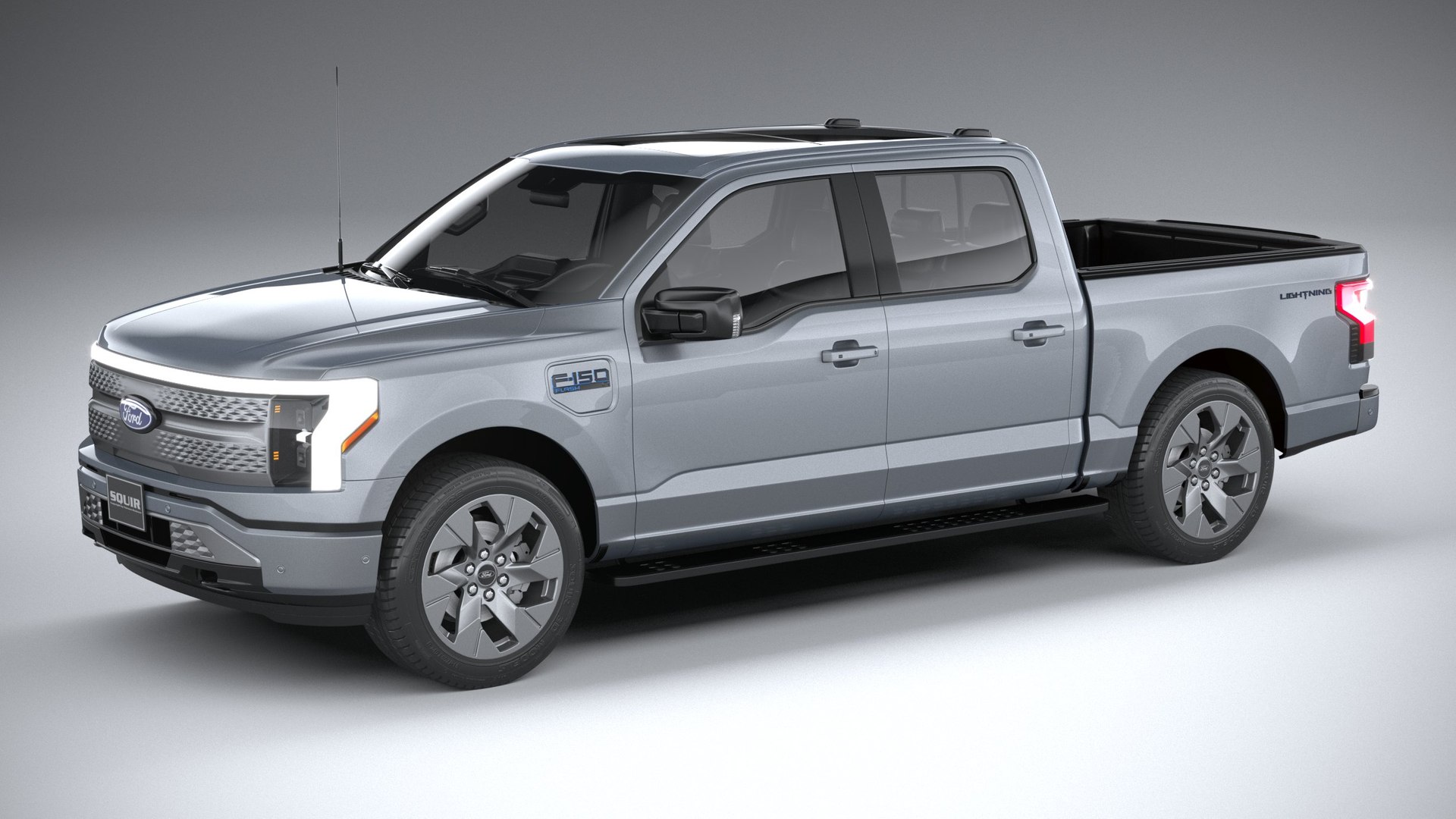 3D Ford F150 Lightning Flash 2024 TurboSquid 2166520