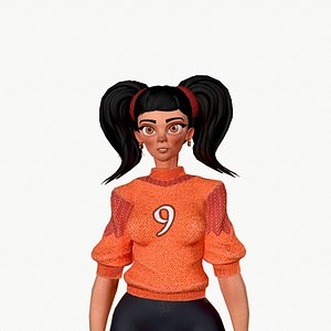 3D Basket girl