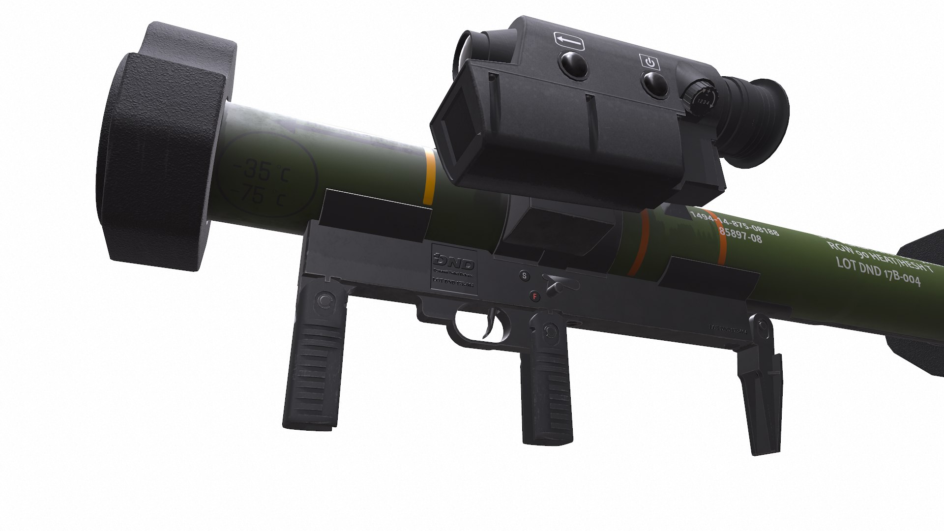 3D RGW 90 Matador Anti Tank Rocket Launcher Model - TurboSquid 2249913