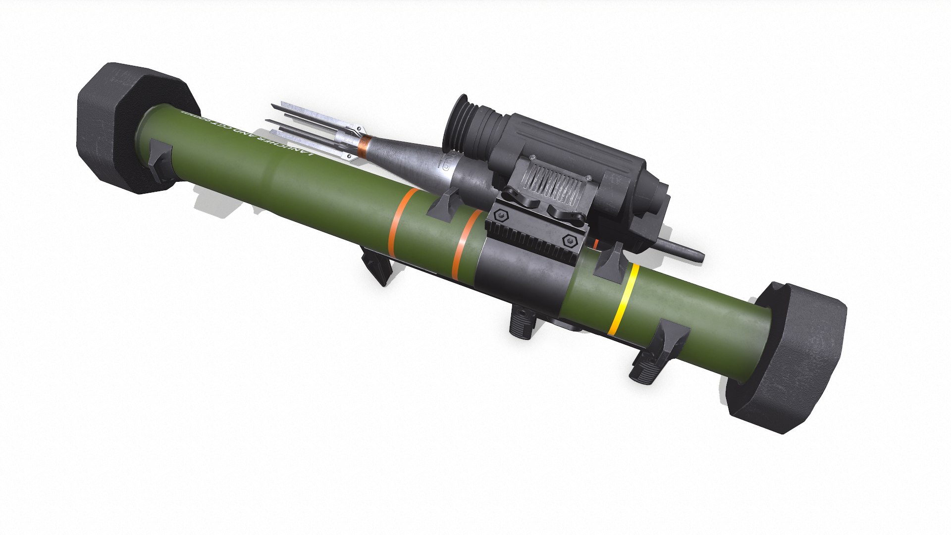 3D RGW 90 Matador Anti Tank Rocket Launcher Model - TurboSquid 2249913