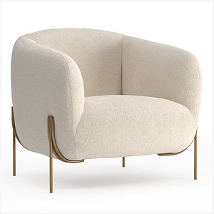 3D Sabaitalia Geo armchair