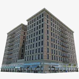 3D Williams Block - Brick 05 model