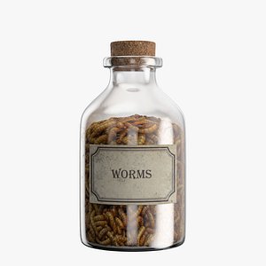 Bottle with Worms