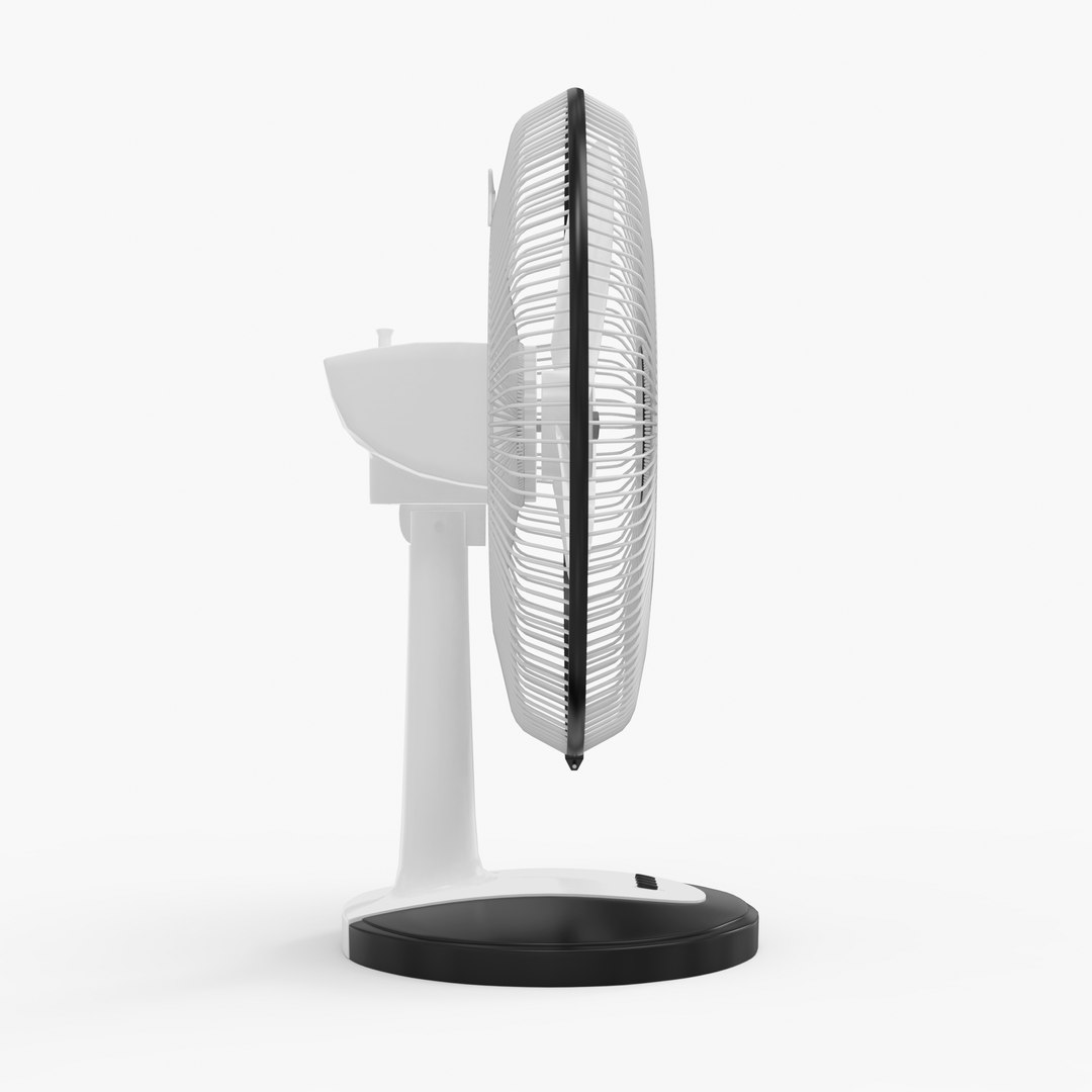 Black Table Fan 3D model - TurboSquid 2174358