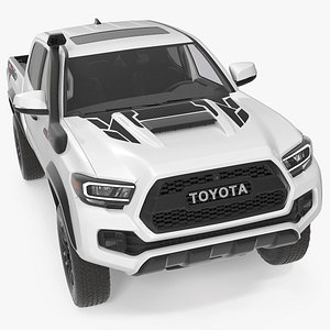 Toyota Tacoma TRD Pro Super White 2021 3D