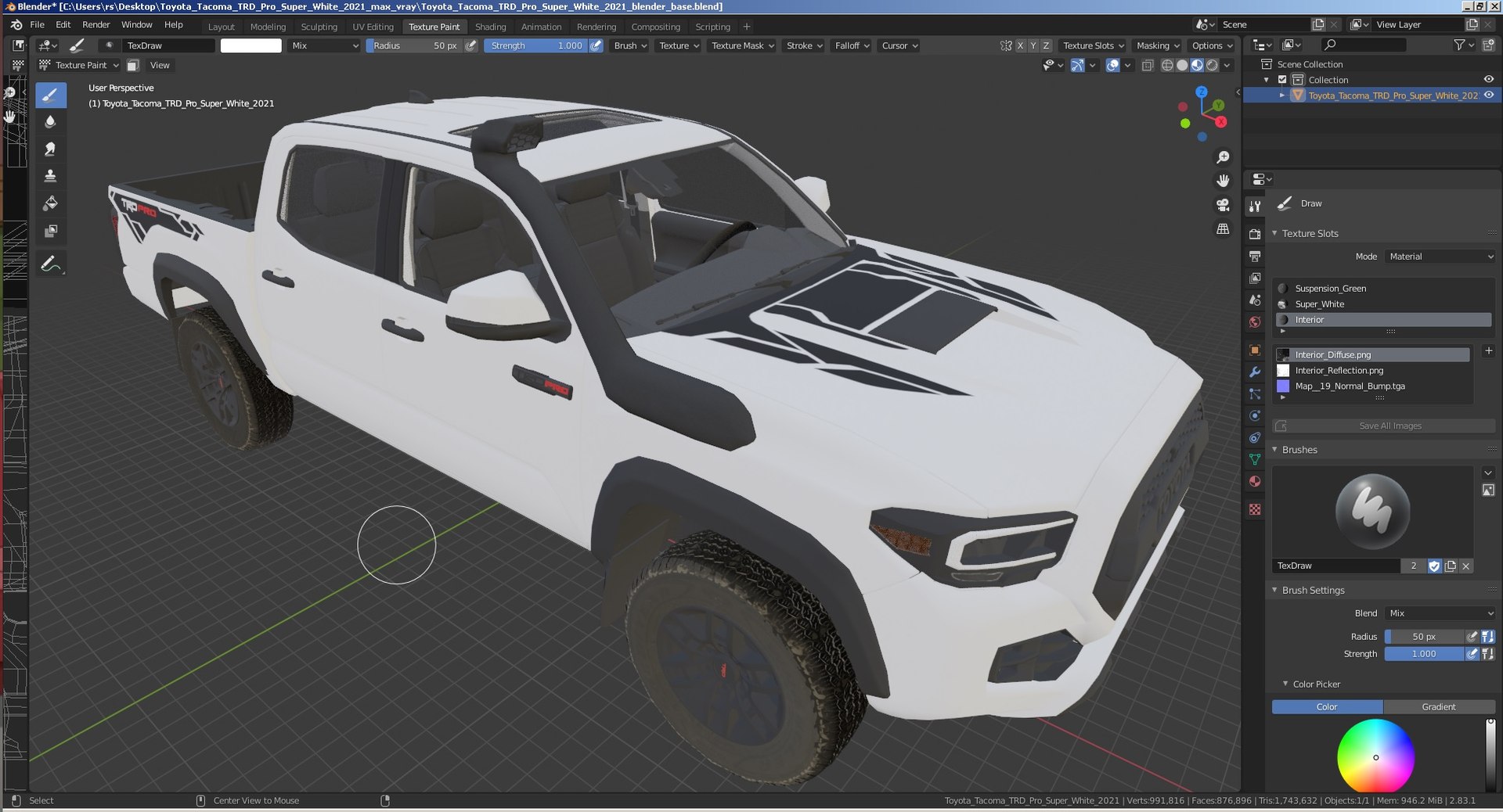 Toyota Tacoma TRD Pro Super White 2021 3D https://p.turbosquid.com/ts-thumb/vf/2QbXO7/aP/toyotatacomatrdprosuperwhite20213dmodel044/jpg/1623929866/1920x1080/fit_q87/822d27f26ae87807d36be9fc6213151777e21664/toyotatacomatrdprosuperwhite20213dmodel044.jpg