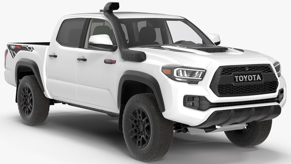 Toyota Tacoma Trd Pro Super White 2021 3d - Turbosquid 1748110