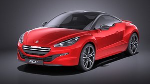 3D 2015 peugeot rcz model