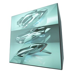3 in 1 Hover Car Bundle 09 3D model