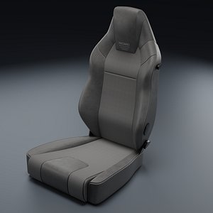 Recaro LX-F Camfort seat Gray 3D Model 2026 3D model