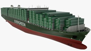 Container Ship Evergreen Ever Lambert model