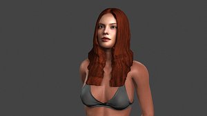 Beautiful woman Rigged