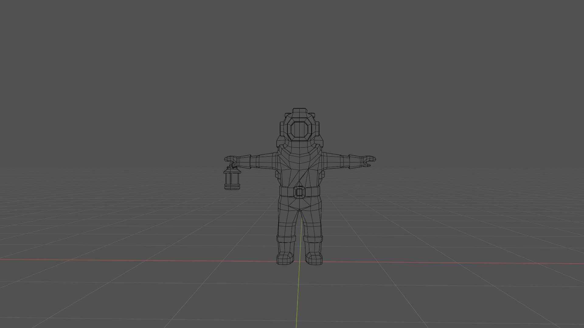 RIGGED ANIM VERSION LOW-POLY DIVER 3D Model - TurboSquid 2442134