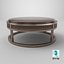 3D Vintage Ottoman