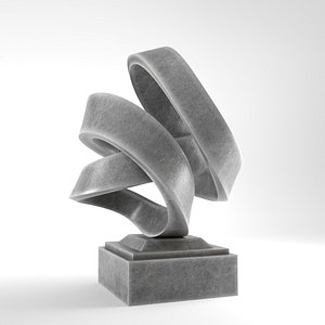 modern decorative abstract stone model