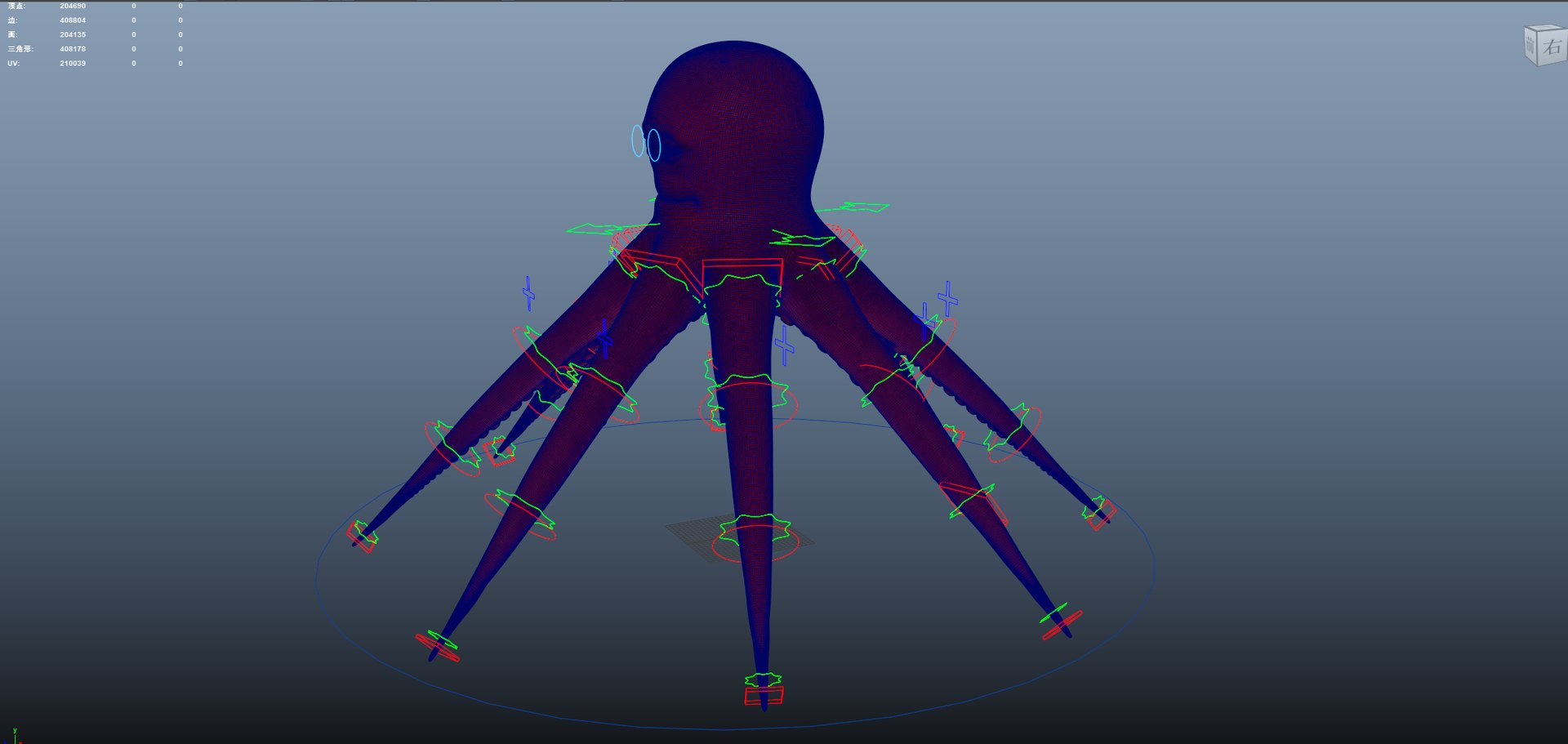 Octopus 3D Model - TurboSquid 2546788