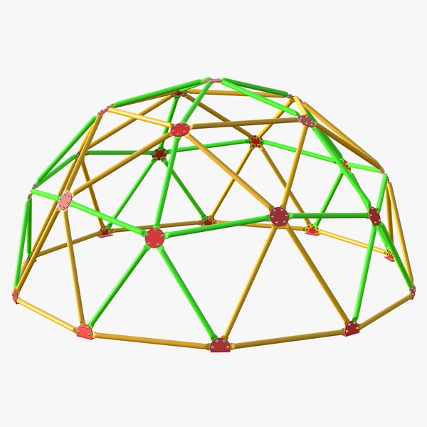 3D model Geodesic Dome Playground Climber