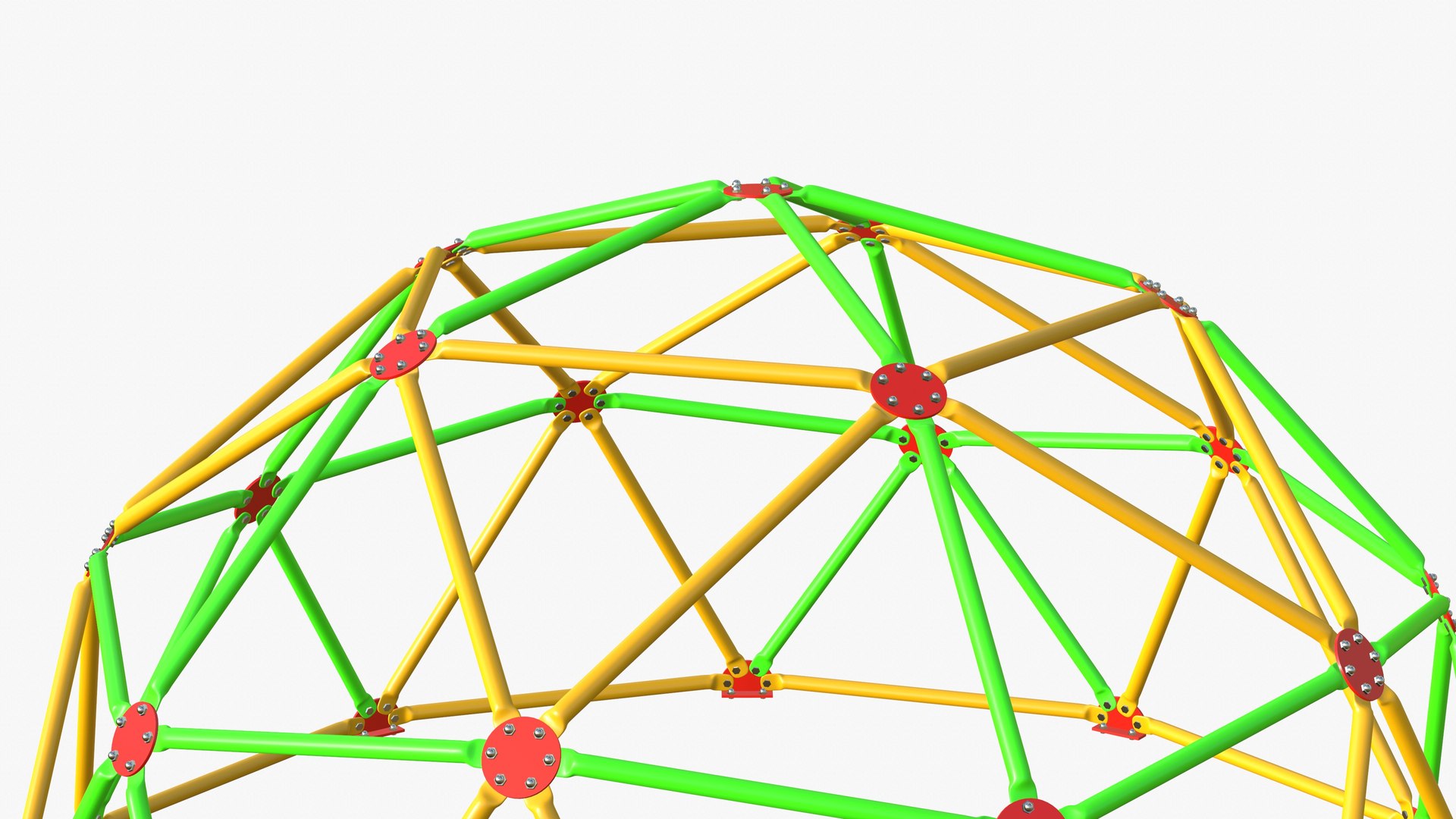 3D Model Geodesic Dome Playground Climber - TurboSquid 1903360