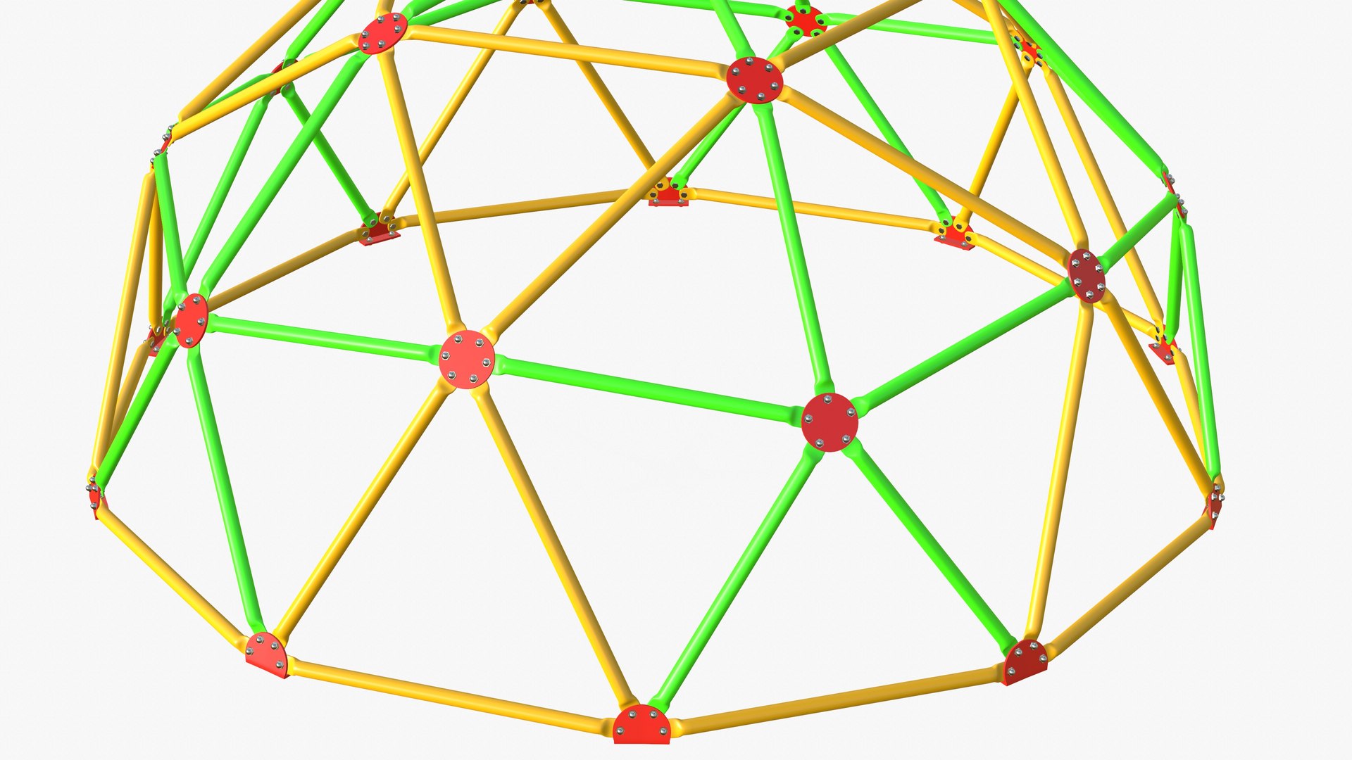 3D Model Geodesic Dome Playground Climber - TurboSquid 1903360