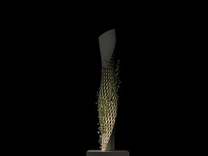 sculpture designed grasshopper 3D