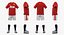 3D soccer uniform united