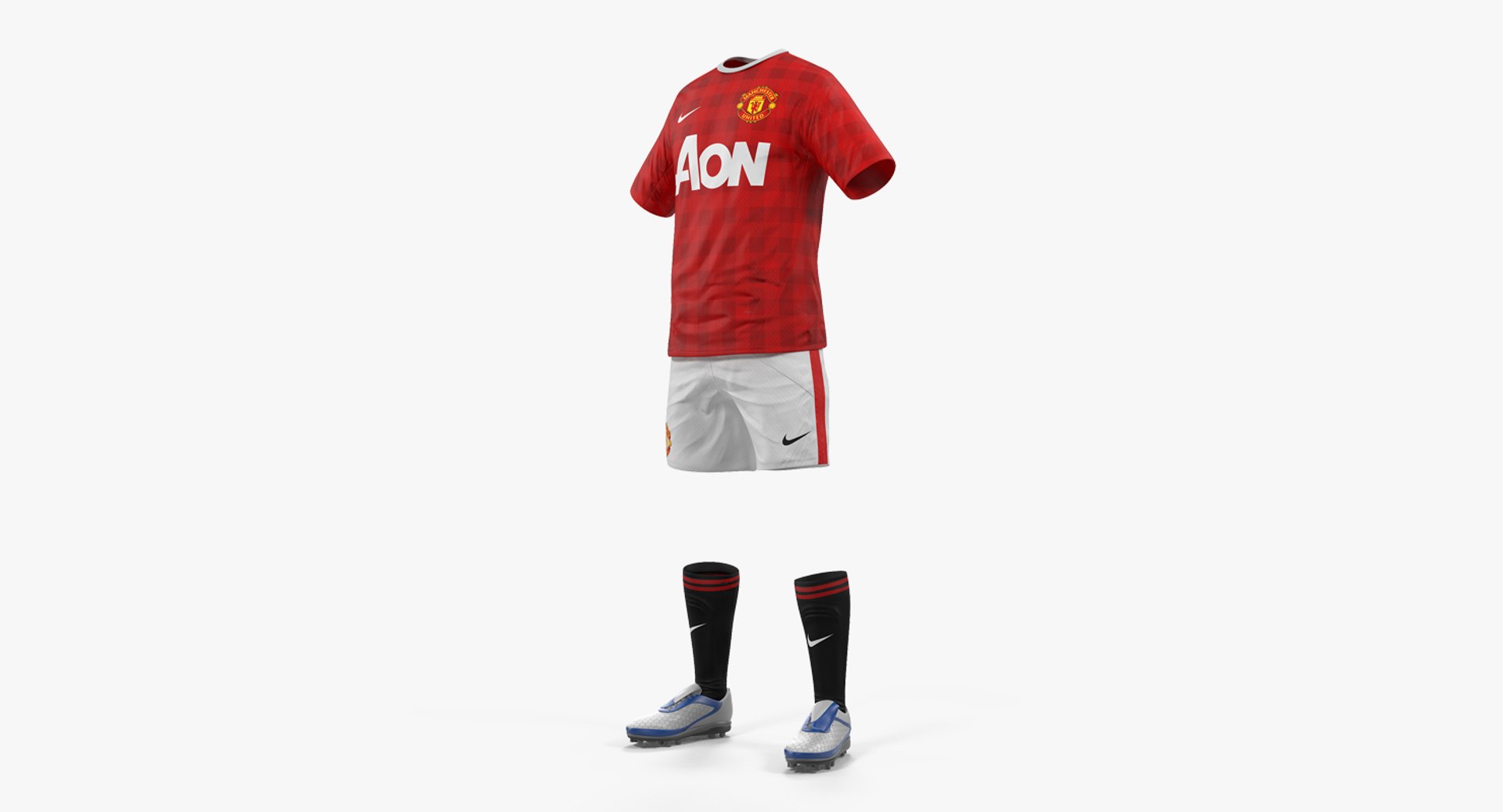 Soccer Uniform United 3D model preview