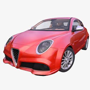 3D Generic Sport Hatchback model