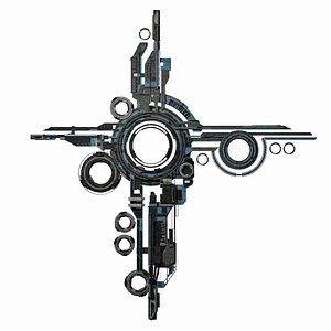 Large Sci-Fi Spaceship Mothership - Sci Fi Spacestation