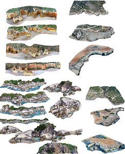 3D Ultimate Coastal  Island Landscape Pack