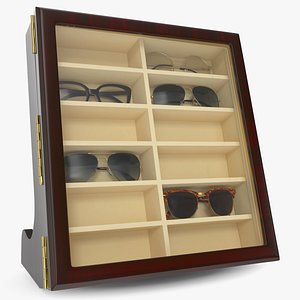 3D Glasses on Ebony Stand