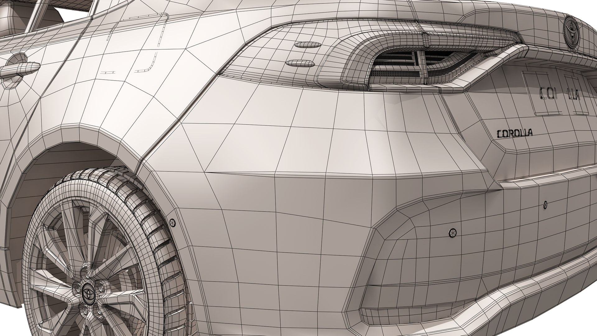 Toyota car 3d