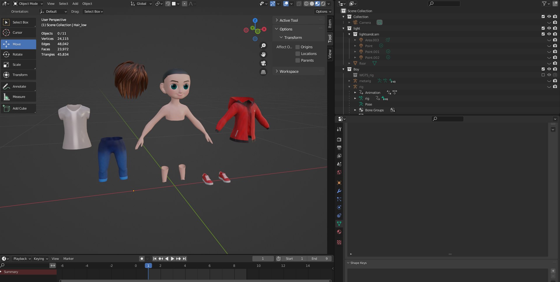 3D Boy Jacket Rigged With Unity Package - TurboSquid 1902623