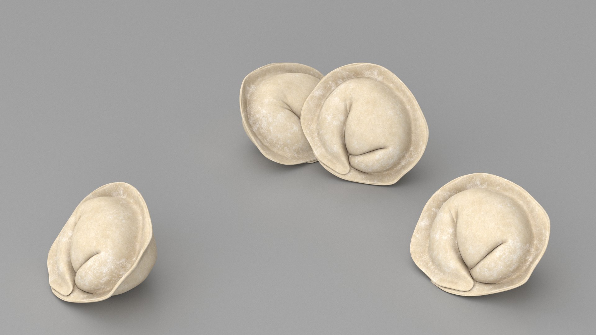 3D Raw Dumplings Collection 3 - TurboSquid 2255040