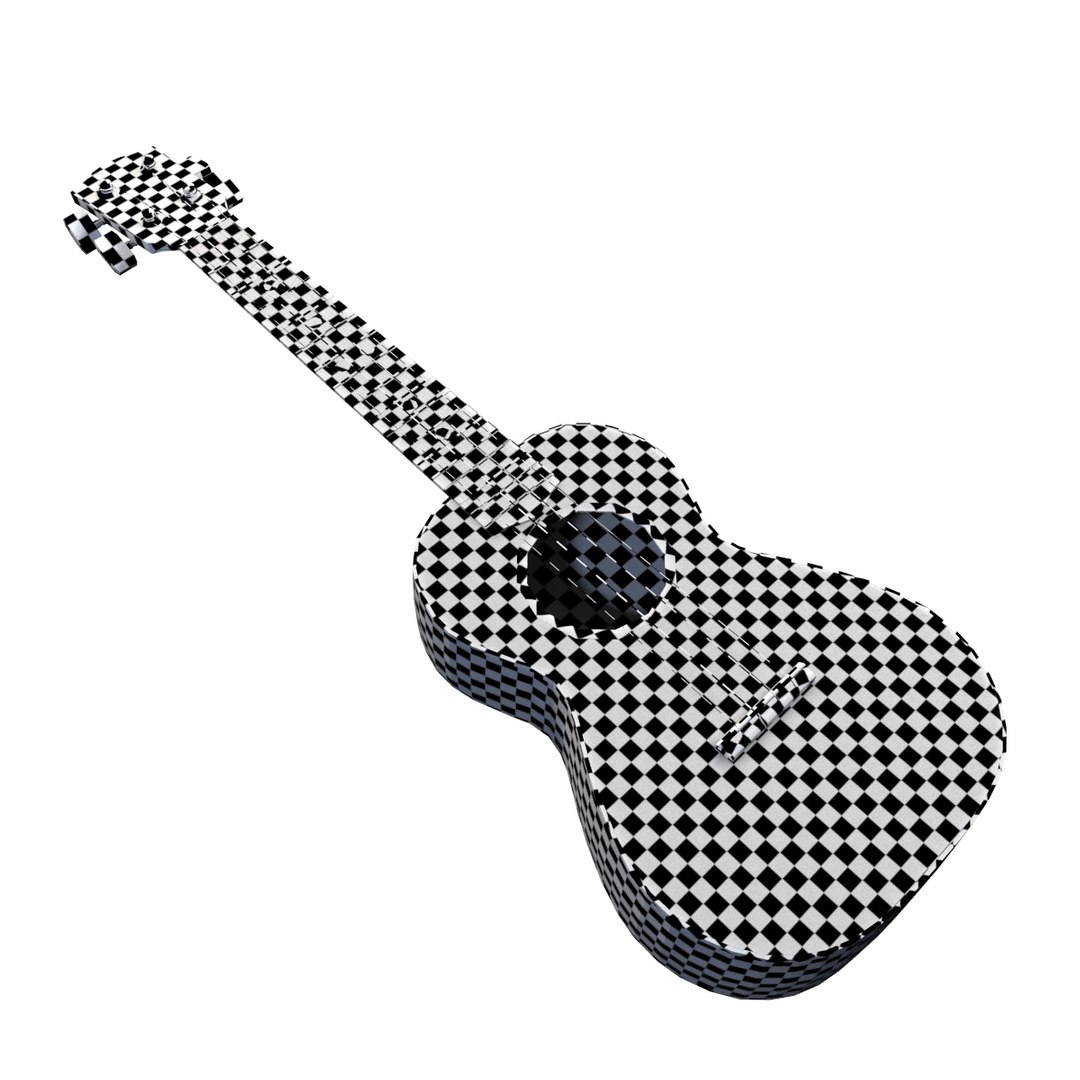 Guitar Strings 3d Model