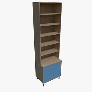 3D shelves drawer model