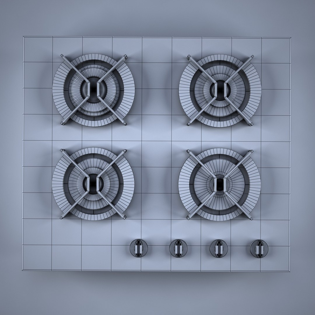 Cooktop - 3d Max