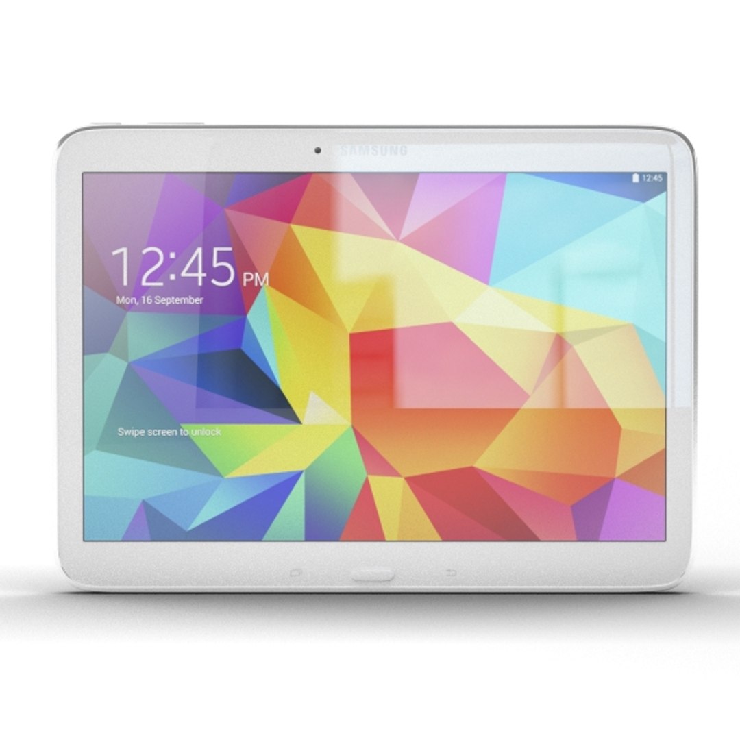 samsung galaxy tab 4 3d model