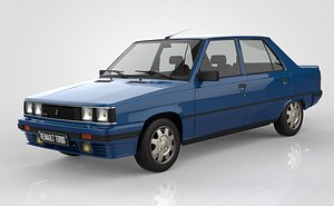 3D Renault 9 Turbo 1985