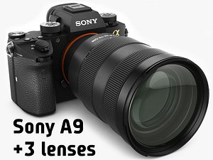 3D sony alpha 9 lenses model