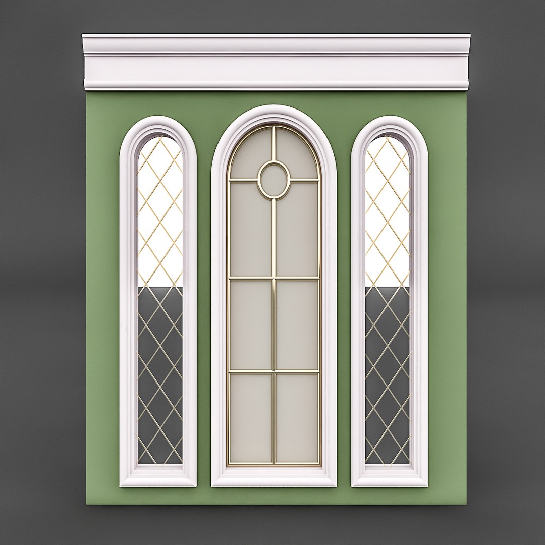 Classical Window Mirror 3D Model - TurboSquid 1548482